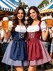 Oktoberfest Bavorský Dirndl Šaty pro ženy Německý Pivní Festival Kostým Statek Cottagecore Šaty