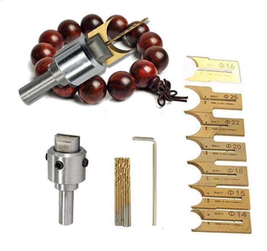 Good Quality Beads Drill Bit Carbide Ball Blade Woodworking Tool Milling Cutter Molding Tools Beads Router Drills Bit Set