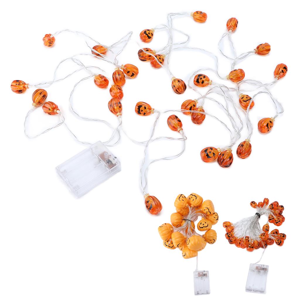 Pumpkin Lights String Halloween LED Decoration Holiday Decorative Lantern for Indoor Indoor