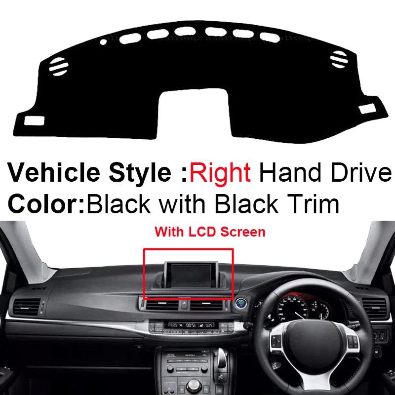 Car Inner Dashboard Cover For Lexus CT 200h 2011 - 2019 CT200h Auto Dash Mat Carpet Cape Sun shade Dashmat Pad 2018 2017 2016