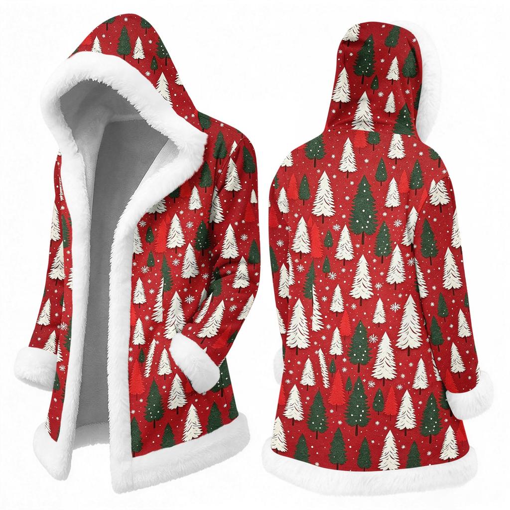 Men's Casual Christmas Print Jacket Holiday Outerwear