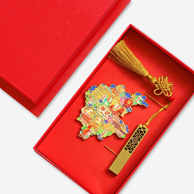 Binzhou Gelber Fluss Turm Magnet, Haifeng Pagode & Zhonghai Park. Kulturtourismus-Geschenk.