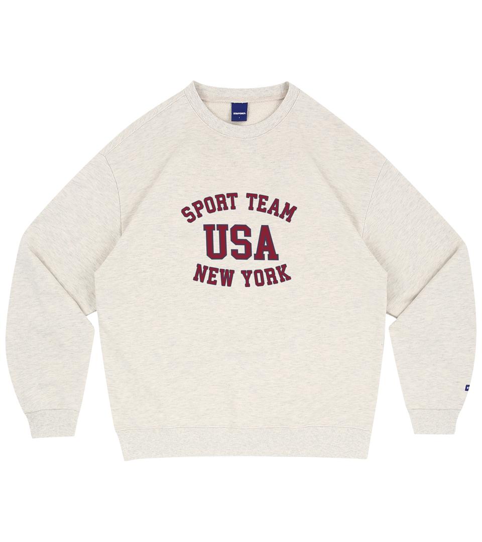 Спортивные толстовки Step Only Team USA (Меланж Айвори) Navy/0 (Small)