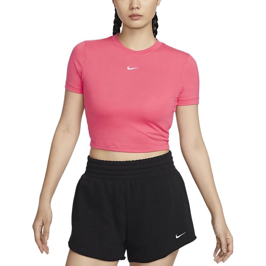 Nike Sportswear Essentials T Shirt Women's Aster Pink FB2874-629
