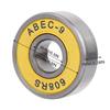 8 Pcs Skateboard Scooter 608 Ball Bearing Miniature Skate Roller Ball Bearings Kit(yellow 9)
