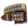 Rhinestone Belt Men and Women's Belt Alloy Pin Buckle Personalized Street Punk Fashion Versatile Trendy Pants