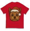 Yorkshire Terrier Gesicht Weihnachten Kinder T-Shirt