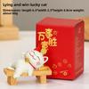 Cute Mobile Phone Stand Decoration Cute Maneki Neko Resin Office DeskCute Gift Decoration