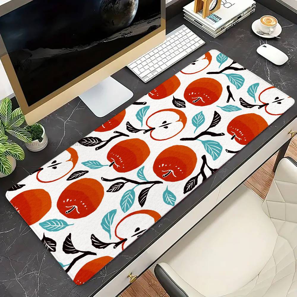 Interesting Apple Abstraction Mousepad Non-slip Suitable For Office Computers Laptops E-sports Game Desk Mats XXL Keyboard