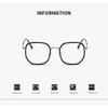 3PCS Women's Anti Blue Light Myopia Glasses, Fashionable Ultra Light Large Frame Glasses, Personalized High-end Myopia Glasses