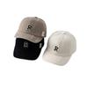 Frühling/Herbst Koreanische Baby-Baseballkappe - Entenschnabel, Mit Buchstaben, Sonnenschutz für Jungen & Mädchen