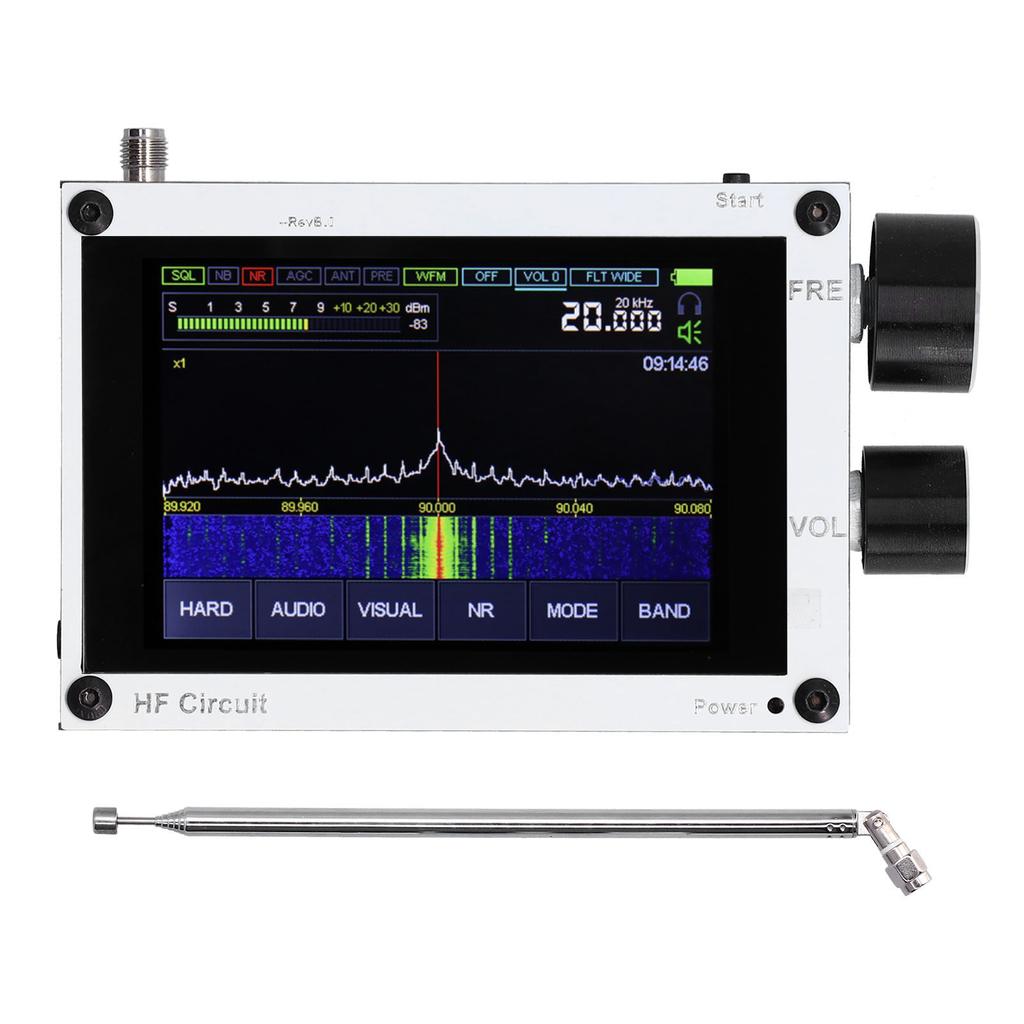 SDR Receiver Touch Screen Wireless Receiver Industrial Accessories 50kHz‑2GHz 3.5in