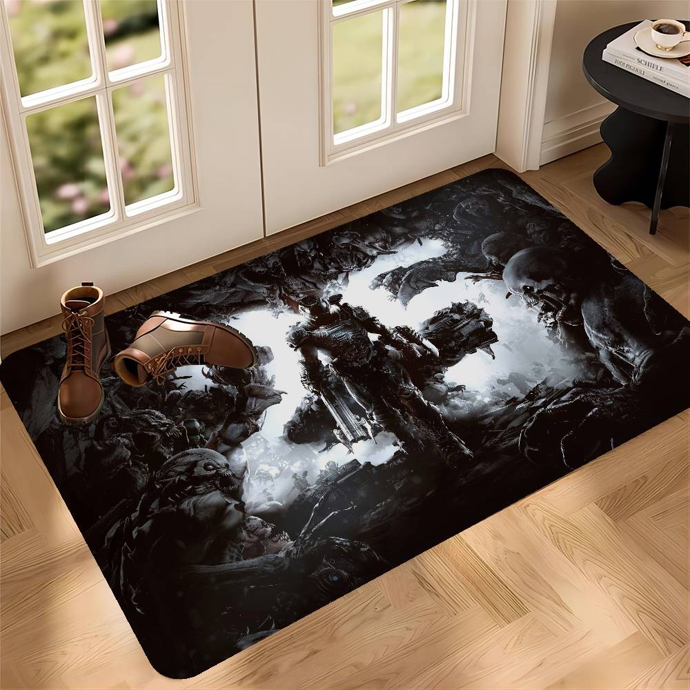 

Game D-DoomS E-Eternal Floor Mat INS Style Soft Bedroom Floor House Laundry Room Mat Anti-skid Household Carpets 40x60cm