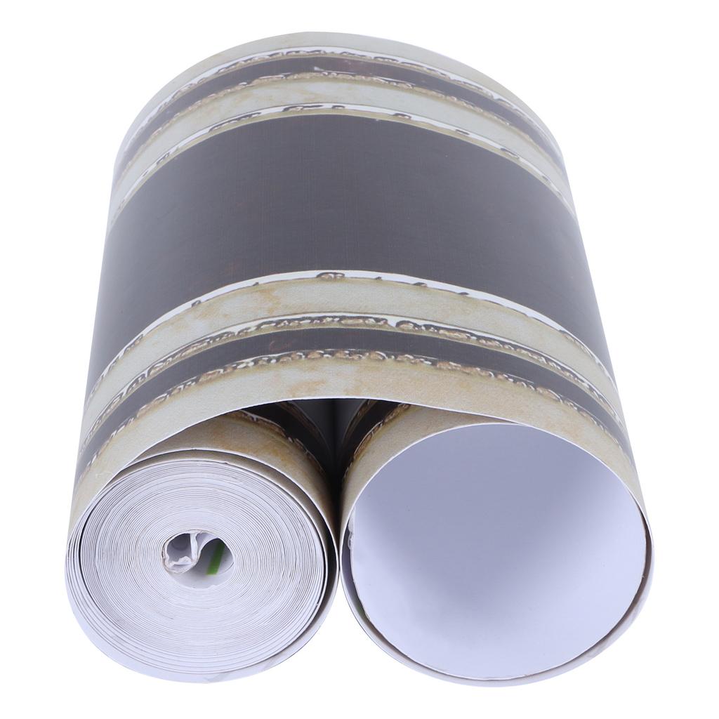 Self Adhesive Wall Sticker DIY Baseboard Waist Line Wallpaper Home Decals 15x500cm