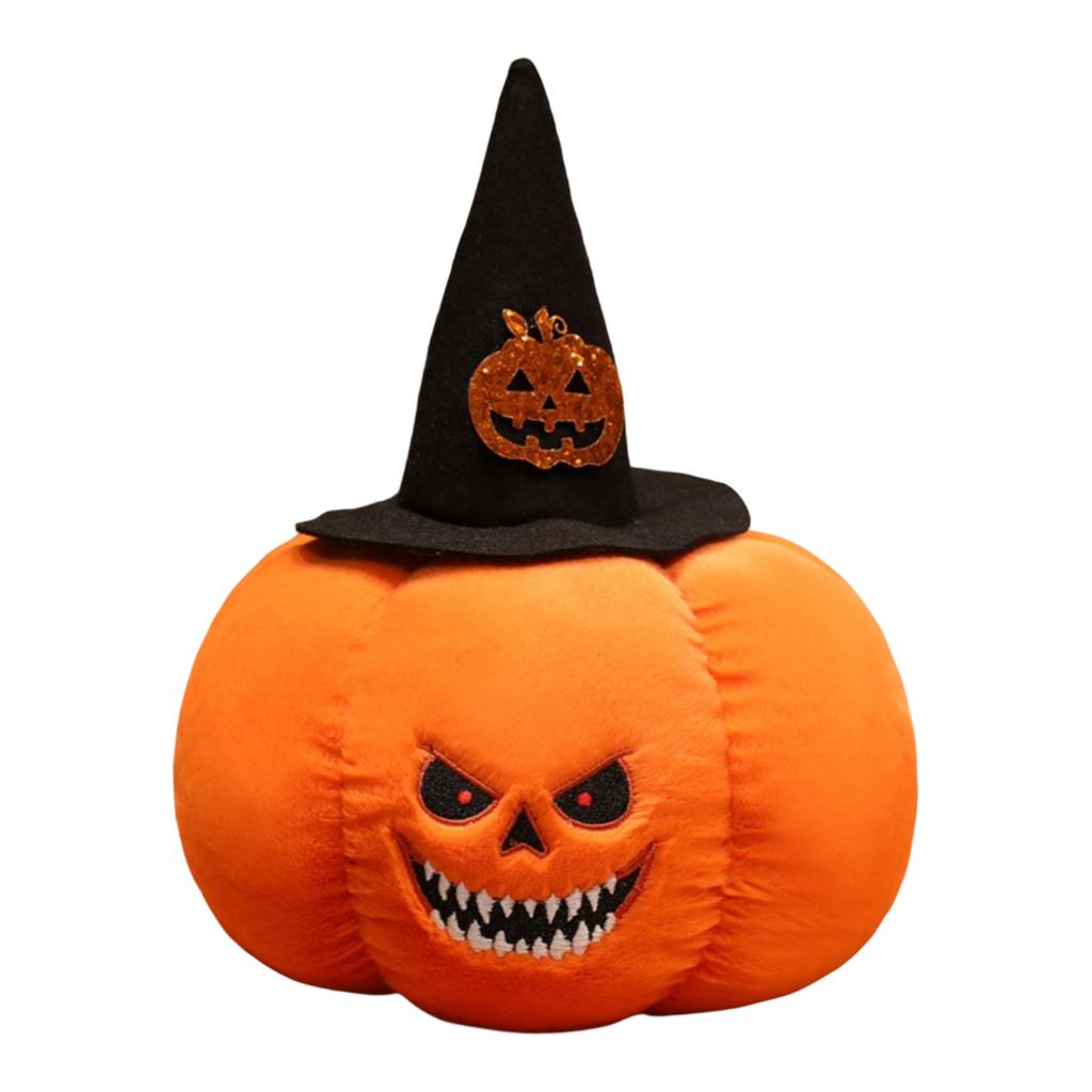 Halloween Pumpkin Plush - Cute Stuffed Pumpkin Cushion for Couch, Bed, Sofa and Home Decor