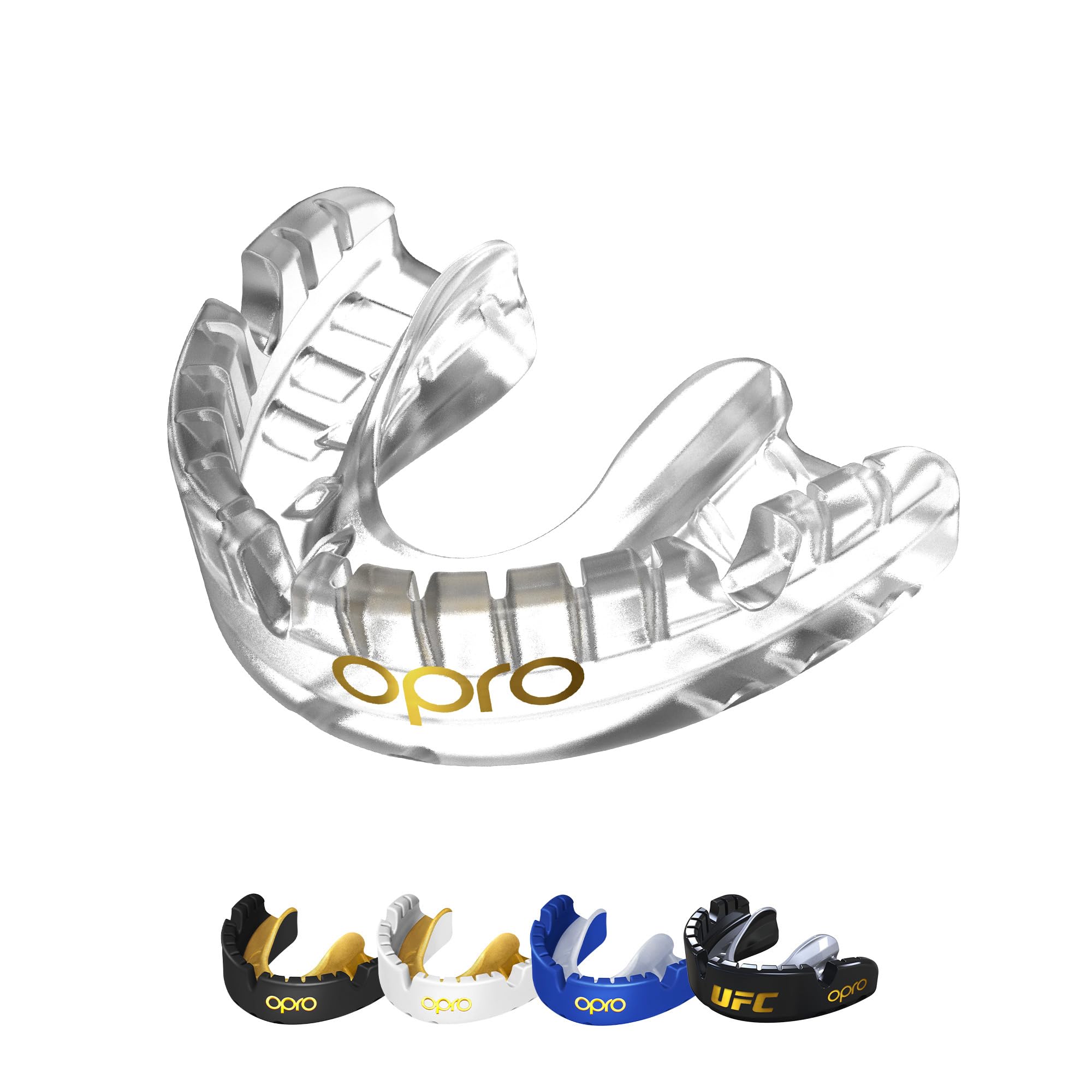 

OPRO Капа Золотого Уровня Спортивная Капа БРЕКЕТЫ/Прозрачная