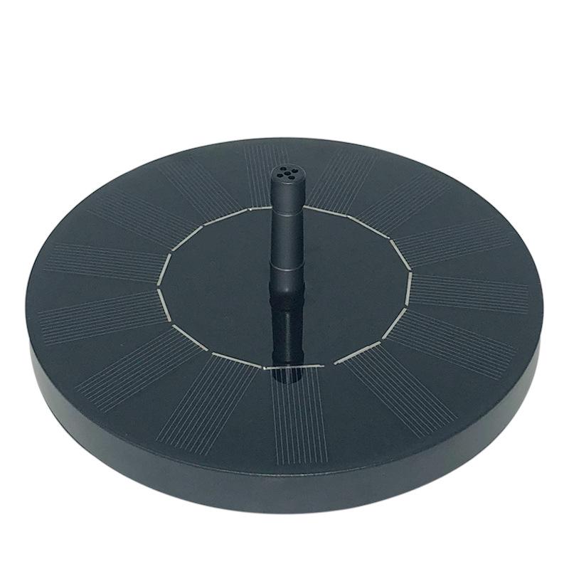 Round Floating Solar-Powered Mini Fountain for Gardening and Landscaping
