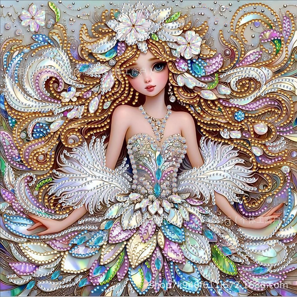 Diy Diamond Sticker Point Diamond Painting Special-Shaped Bright Diamond Handmade Water Acrylic Crystal Diamond Set With Diamonds Full Of Painting