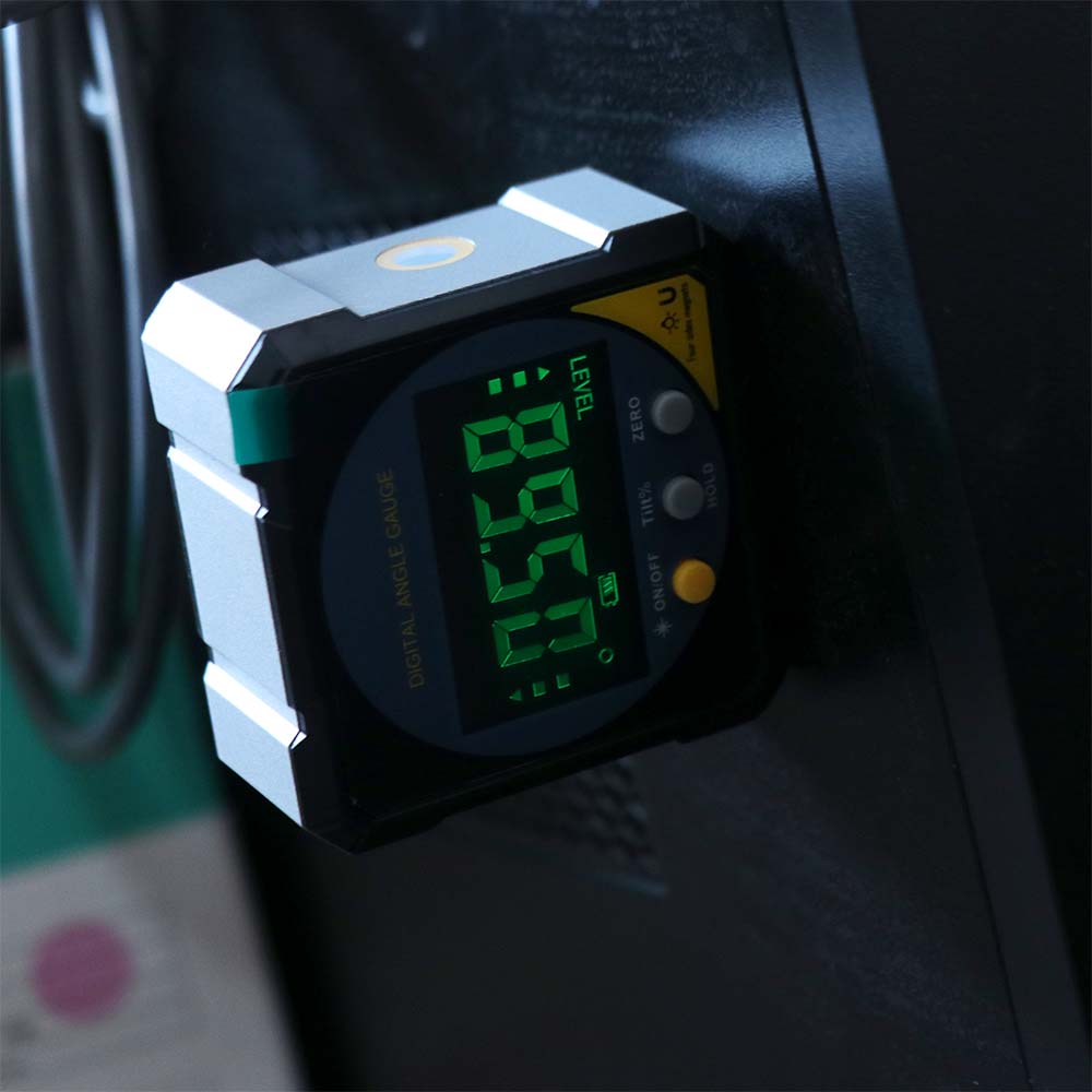 Magnet Tilt Digital Protractor Rechargeable Level Angle Goniometer  Electronic Level Laser