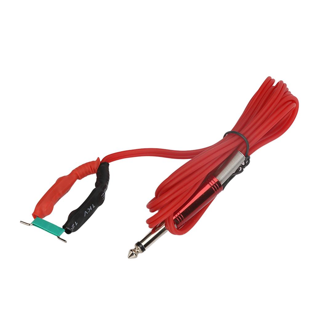 Tattoo Clip Cord High Resilience Bending Resistance Tattoo Machine Power Supply Line Hook Line Red