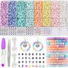 Clay Bead Pearl Bracelet Making Kit Polymer Pingxi Bead Letter Bead Diy Jewelry Friendship Bracelet