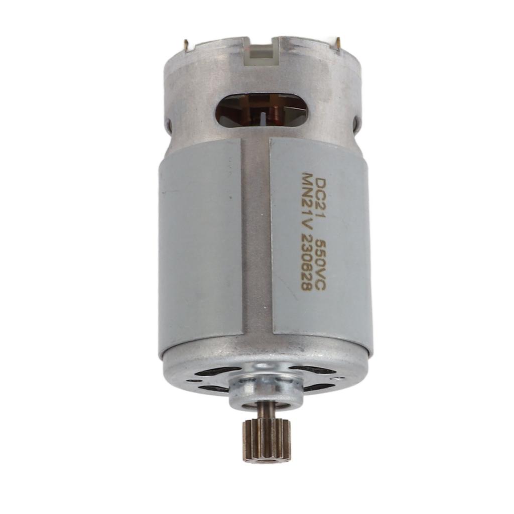Elektrosägemotor 21V 14 Zähne 18.000 U/min Leistungsstark Leise Einhand-Säge 550 Motor für Lithium-Bohrer, Schraubendreher, Werkzeuge, Lager und