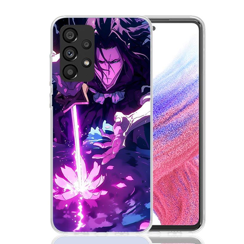 Bleach Kuchiki Byakuya Phone Case For Samsung Galaxy A17 A16 A14 A15 A13 A57 A56 A54 A55 A53 A37 A36 A34 A35 A33 A26 A24 A25 A23
