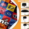 Custom Name Personalized basketball Print Umbrella, Auto Open Close, 8‑Rib Sturdy Frame, Commute Camping Hiking Use, Birthday Gift
