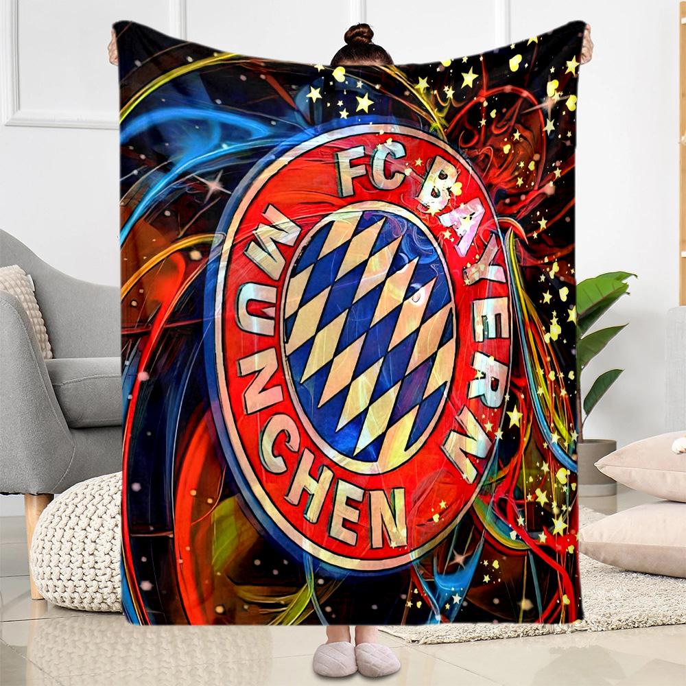 Bayern Munich Blanket Soft Warm Cozy Suitable for Seaside Couch Livingroom for All Seasons Modern Best Holiday Gift for Friends Family