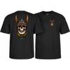 Powell Peralta Skateboard Shirt Andy Anderson Skull Black
