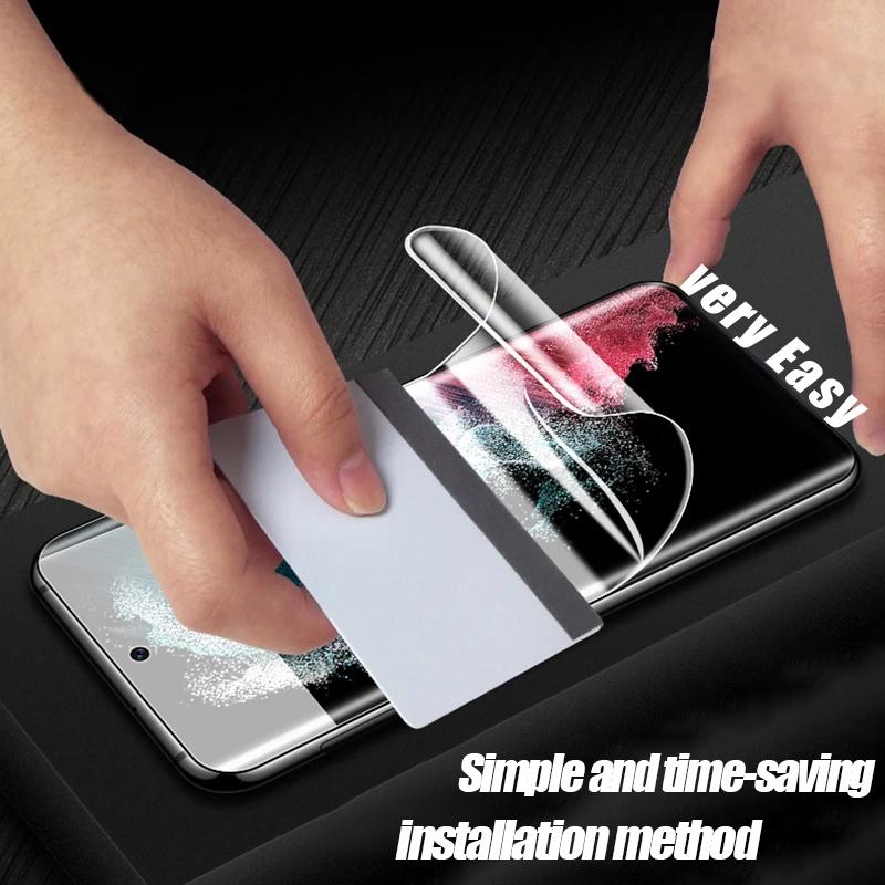 Film hidrogel 4 buc pentru Samsung Galaxy S24 S23 S22 S21 S20 Plus Ultra Protector de ecran Note 20 10 9 S10 S9 Lite FE S10E S20FE 5G S 22