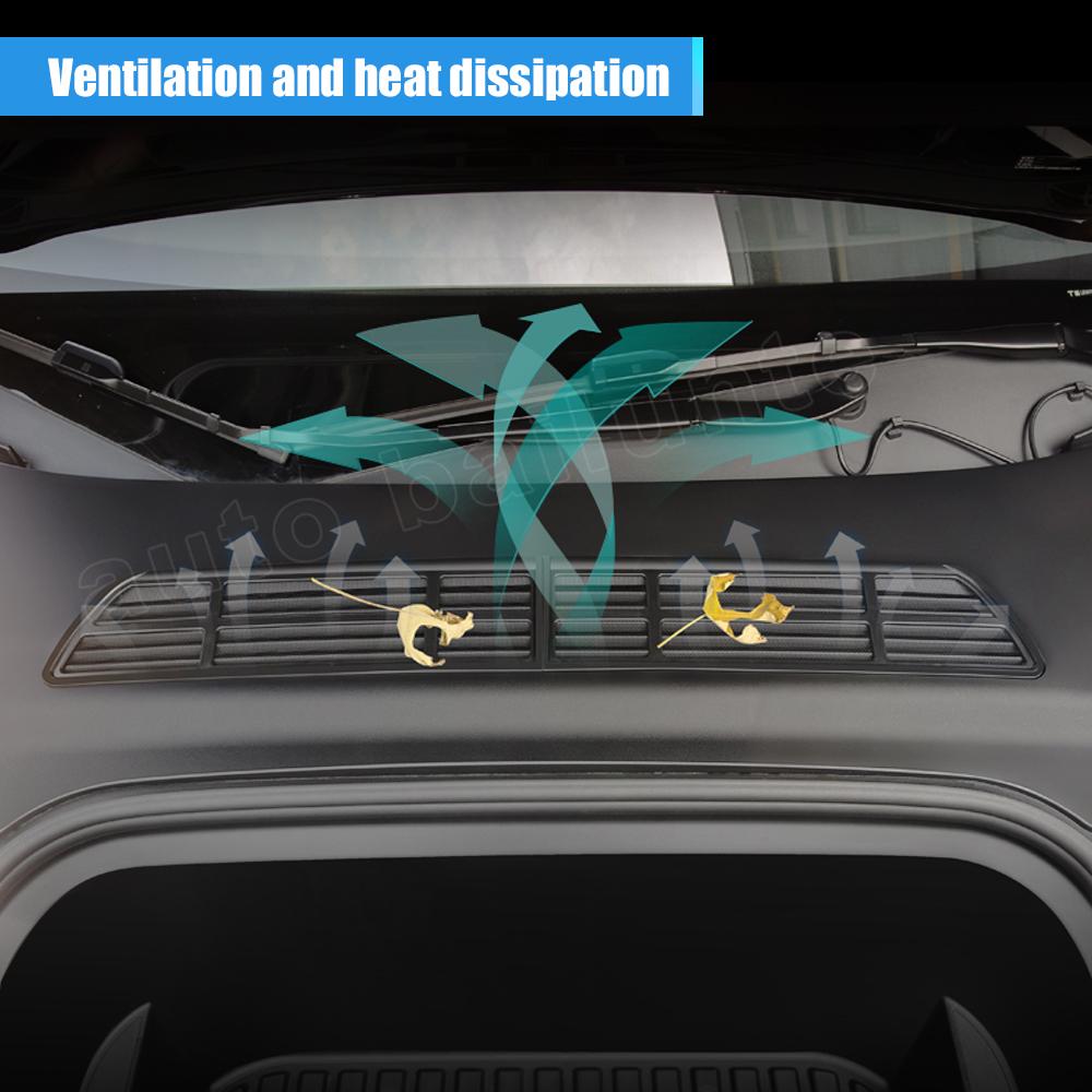 Tesla Front Cover Air-conditioning Air Inlet Protective Insect-proof Net Cover For Tesla Model Y Modification