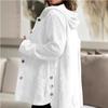 2025 Cross-border European and American Foreign Trade Women's Autumn/Winter New Hooded Loose Women's Corduroy Casual Jacket