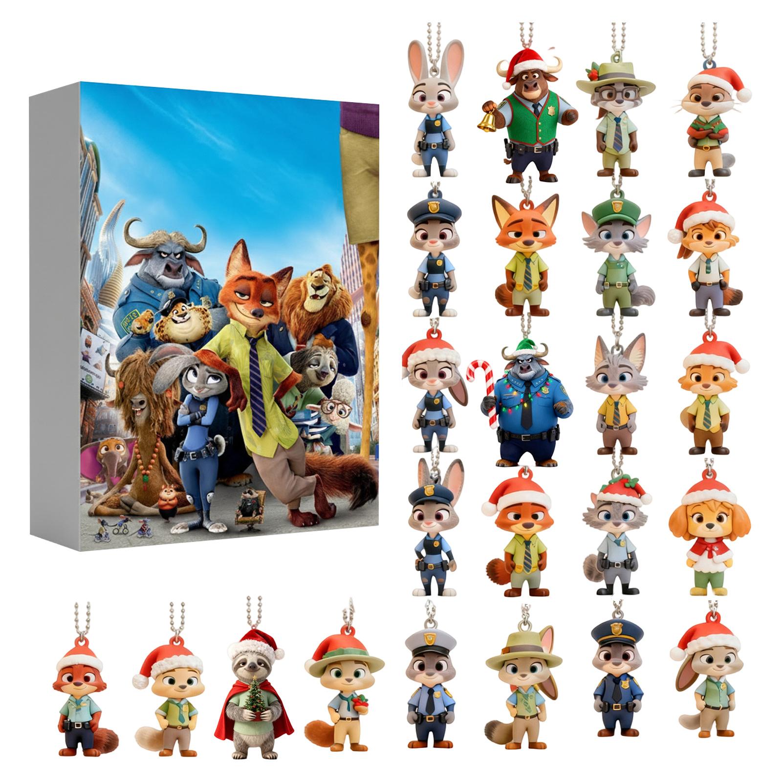 

2D Плоская Коробка Самолет 24 шт. Серия Адвент-календарь Рождественский Отсчет One Size