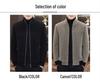 2025 Men's Gold Sable Velvet Thickened Chenille Lapel Jacket for Middle-Aged & Young Casual Wear