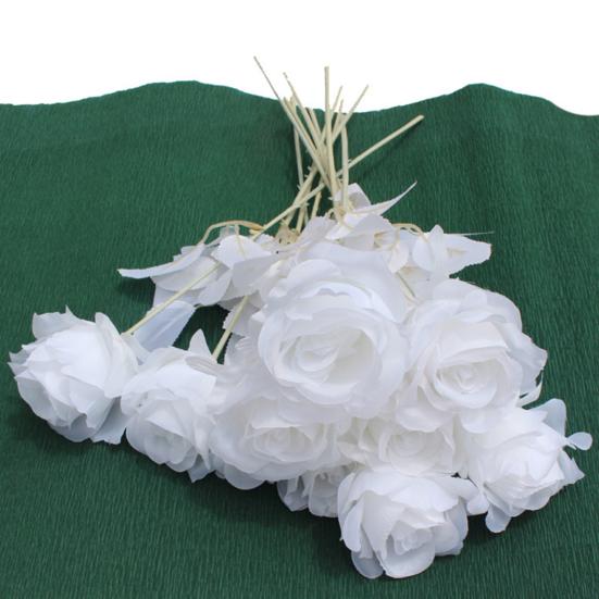 1Pc Smooth Surface Fake Flower Fadeless Plastic Wedding Props Artificial Plant