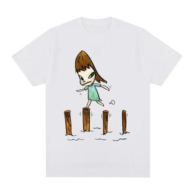 Yoshitomo Nara überquere den Fluss Vintage T-Shirt Baumwolle Herren T-Shirt Neues T-Shirt T-Shirt Damen Tops