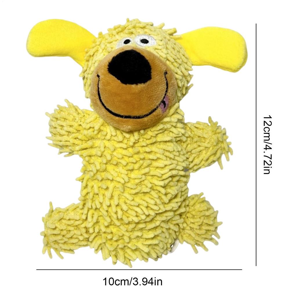 Dog Toys Chewers Cartoon Dog Plush Toys Pet Chew Games Pet Supplies Soft Doll For Indoor Outdoor Play Training Enrichment