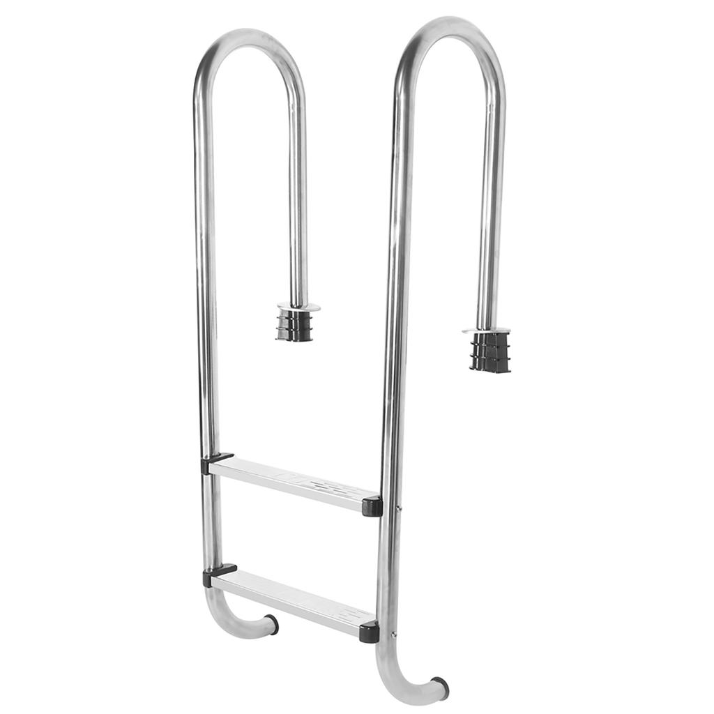 Pool Ladder Stainless Steel Anti Slip Anti Corrosion Swimming Pool Ladder with Two Step Pedal