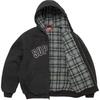 Supreme Reflective Arc Hooded Work Jacket Black