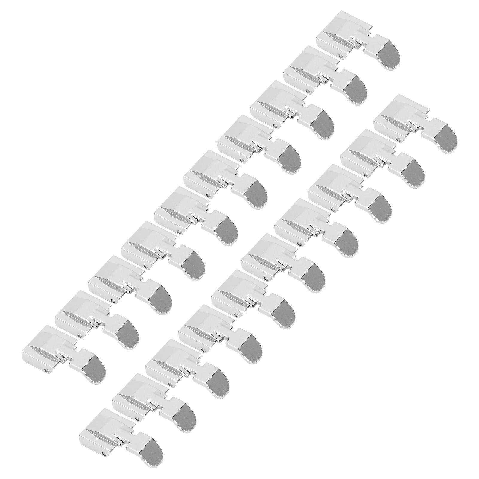 

20 шт. Прижимная лапка для молнии из нержавеющей стали, прижимная лапка для швейной машины для потайной молнии для дома