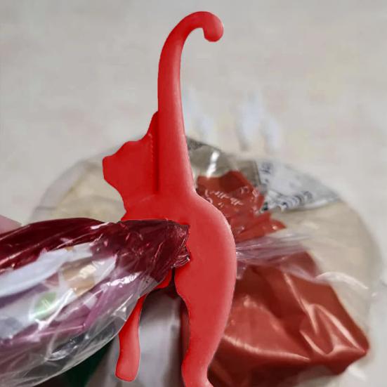 1 Pair Dog Cat Butt Sealing Clip Reusable Snack Bread Food Storage Bag Sealing Clamp Moisture-proof Freshness Keeping Bag Sealer Kitchen Gadgets