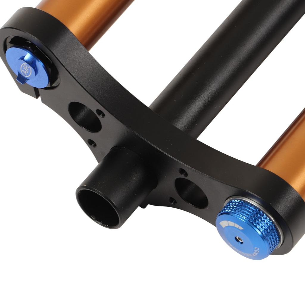 Mountain Bike Front Fork Aluminum Alloy 29inch Straight Tube Gold Manual Lockout Travel Bike Front Forks For Mountain Bike