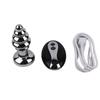 Metal Butt Plug Sex Toy for Woman Men Prostate Massager Wireless Remote Control Stainless Steel Anal Plug Vibrator Adult Sex Toy