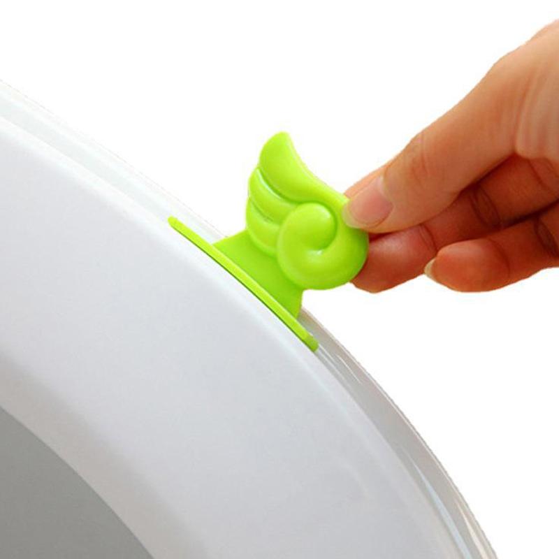 Toilettendeckel-Hebevorrichtung, glatter Halter, niedlicher Flügel, langlebig, hygienisch, manuelle Sitzversorgung, Toilettendeckelheber, Clamshell