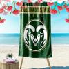 Colorado State Rams Print Beach Towel, Large Soft Quick Dry Towel for Beach Camping Swimming