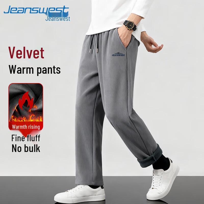 

Jeanswest Men s Winter Fleece-Lined Corduroy Straight-Leg Pants 4XL