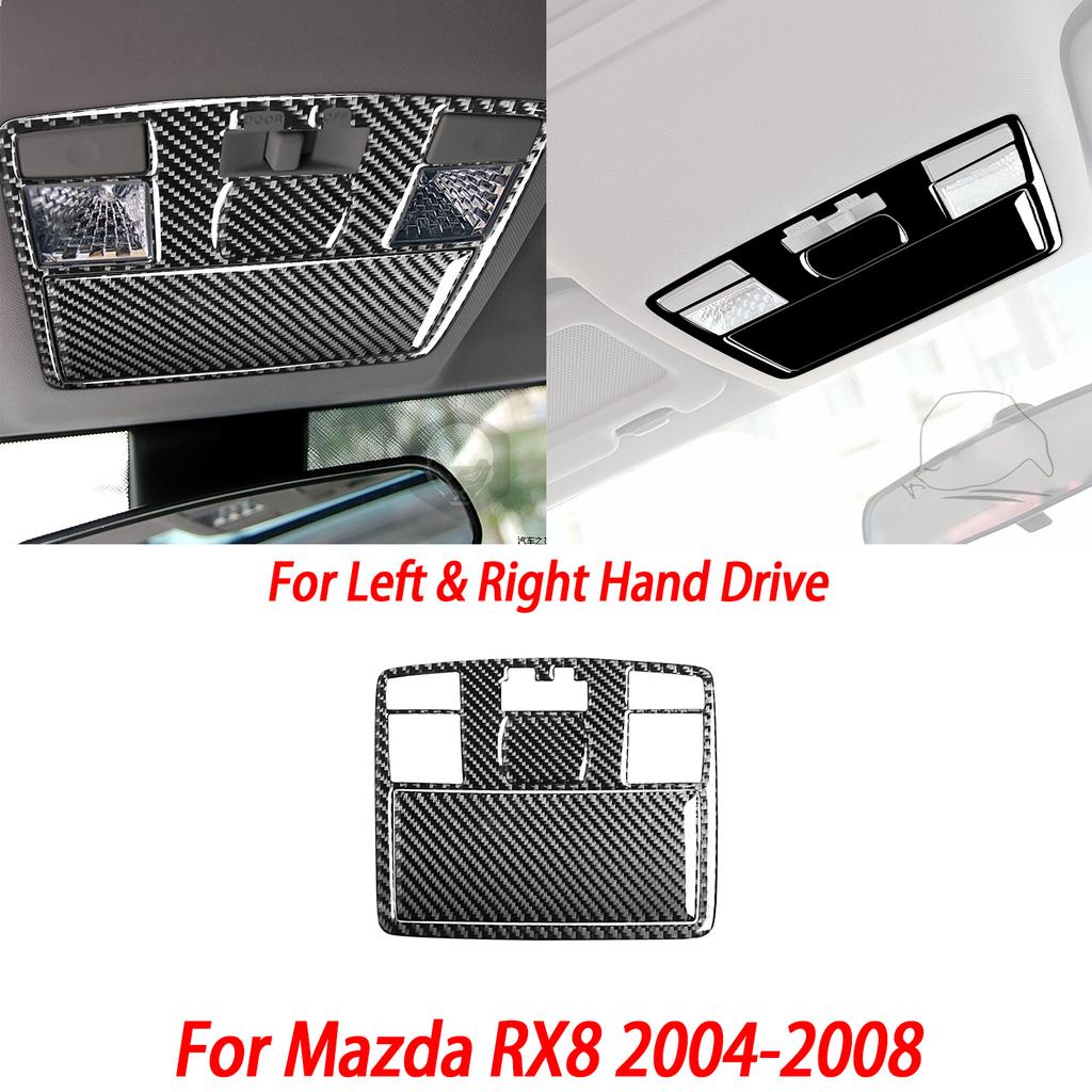 Gloss Black Plastic Car Interior Accessories Sticker AC Radio Door Handle Gear Shift Panel For Mazda RX8 2004-2008 SE3P JM1FE