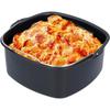 Forma de Bolo para Air Fryer Antiaderente Barril de Bolo para Air Fryer Forma de Assar Pizza para Air Fryer Bandeja de Assar Bolo Cesta Acessórios para Air Fryer