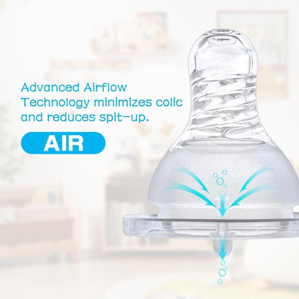 Food Grade Silicone Silicone Bottle Nipples Medium Flow Baby Bottles Teats  Baby Supplies